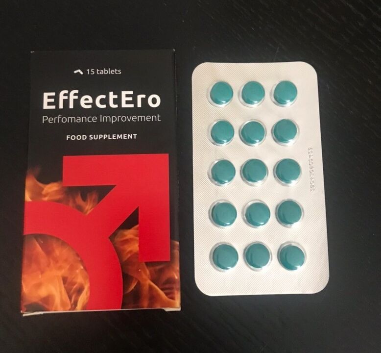 البیڈو EffectEro ، استعمال کے تجربے کو بہتر بنانے کے لئے گولیوں کی تصویر